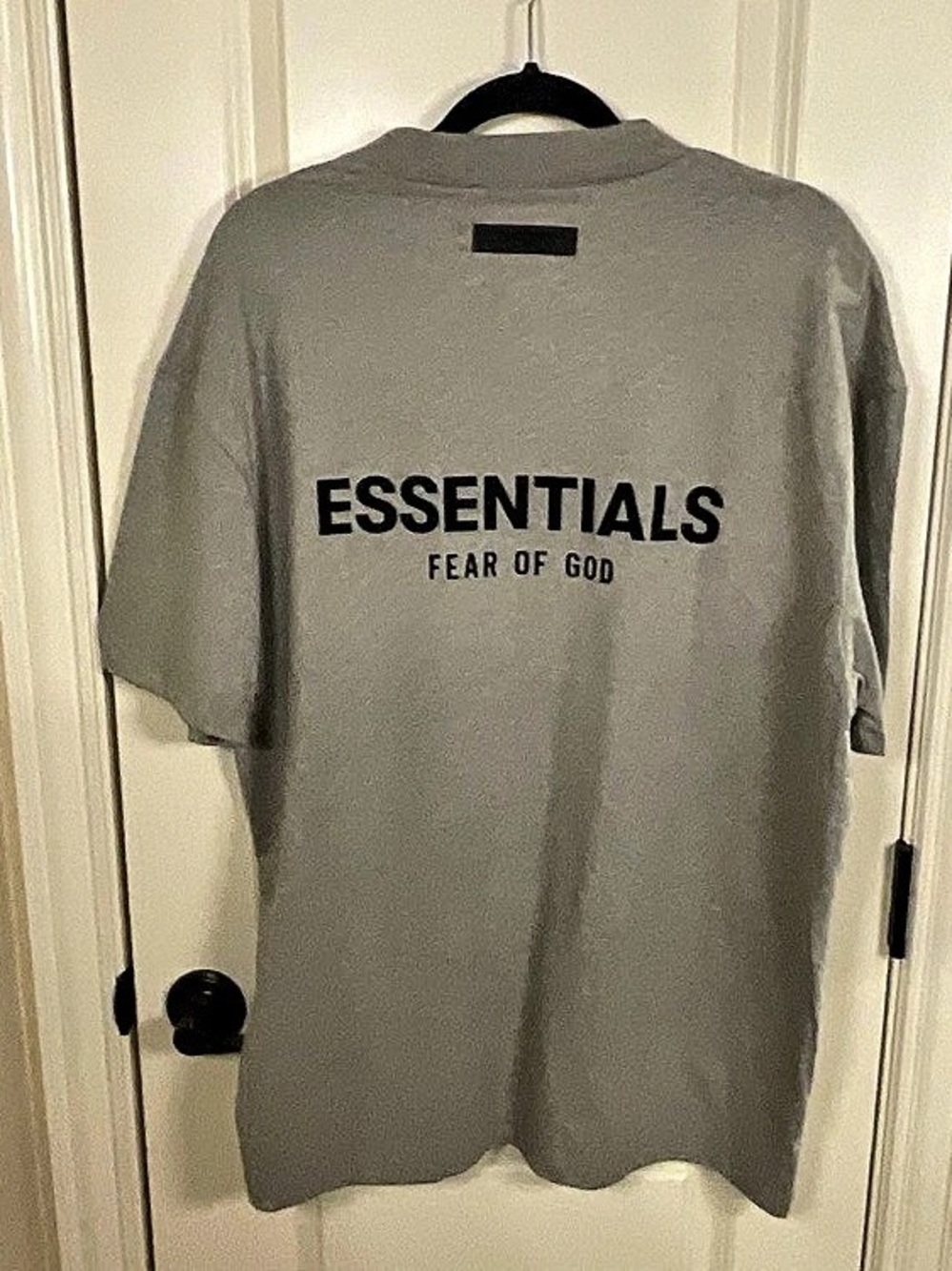 Fear of God Essentials Logo T-Shirt Graphic Tee Gray